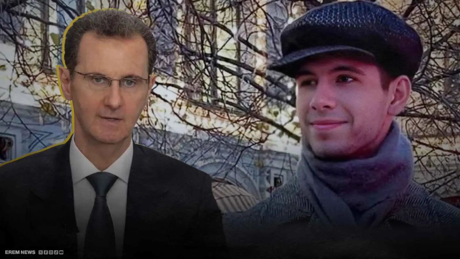 بشار الأسد ونجله حافظ الأسد