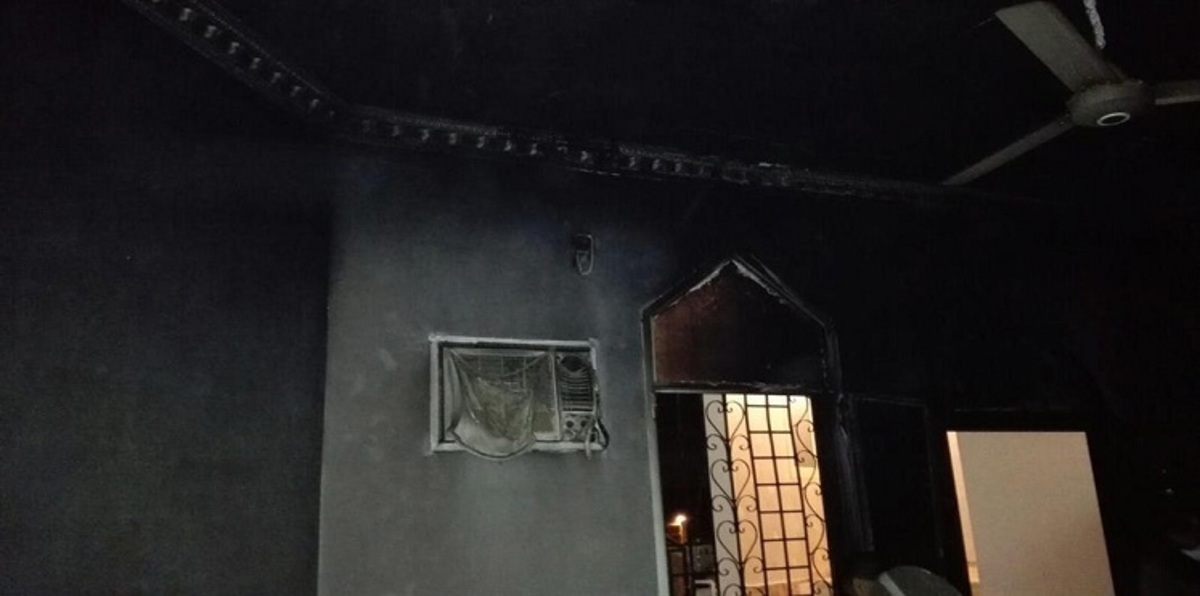 مريض نفسي يحرق مسجدين في السعودية