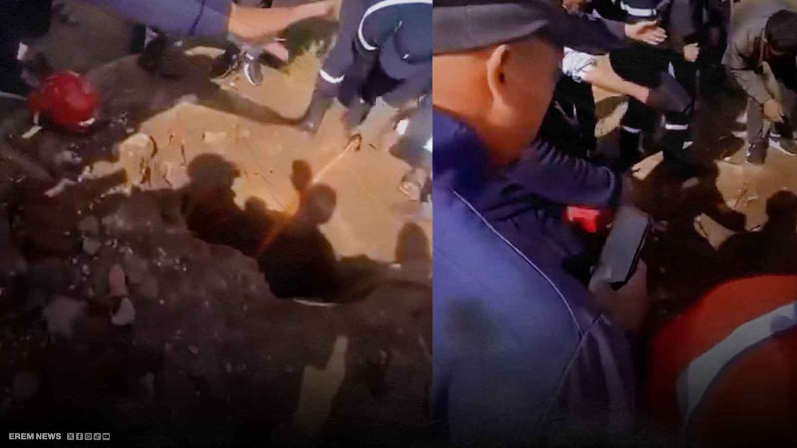 طفل قد سقط في بئر مهجورة بالمغرب