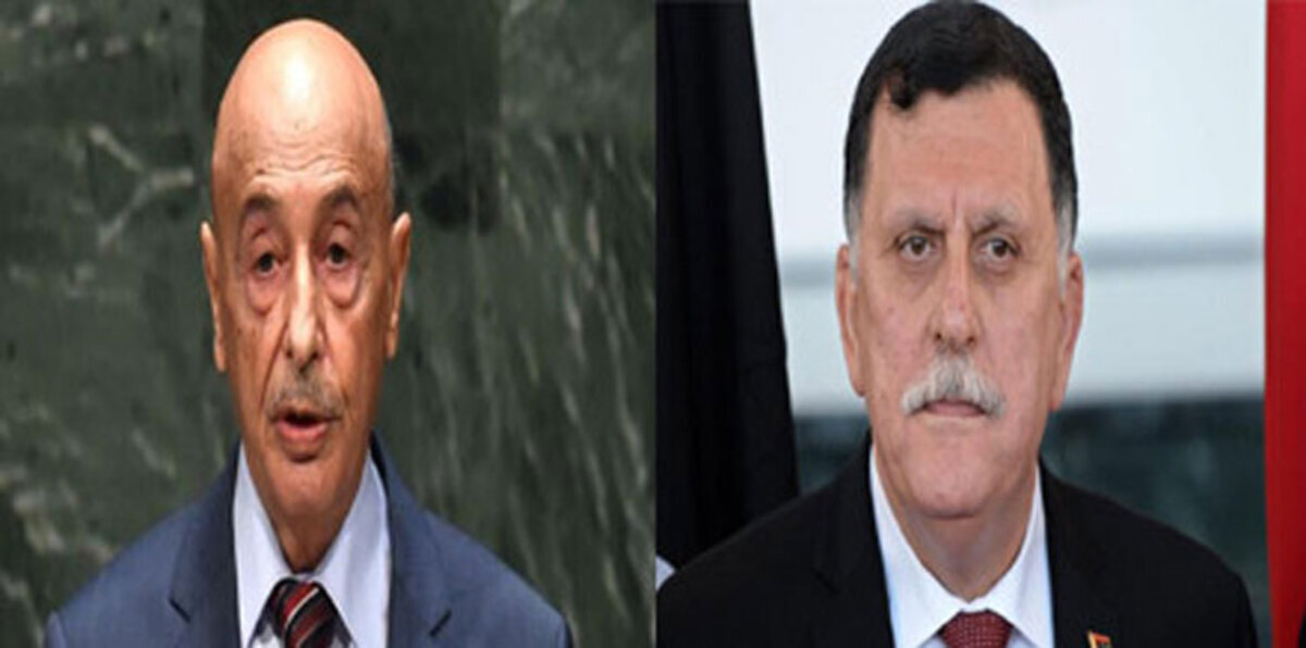 السرّاج يلتقي عقيلة صالح لبحث الاتفاق السياسي