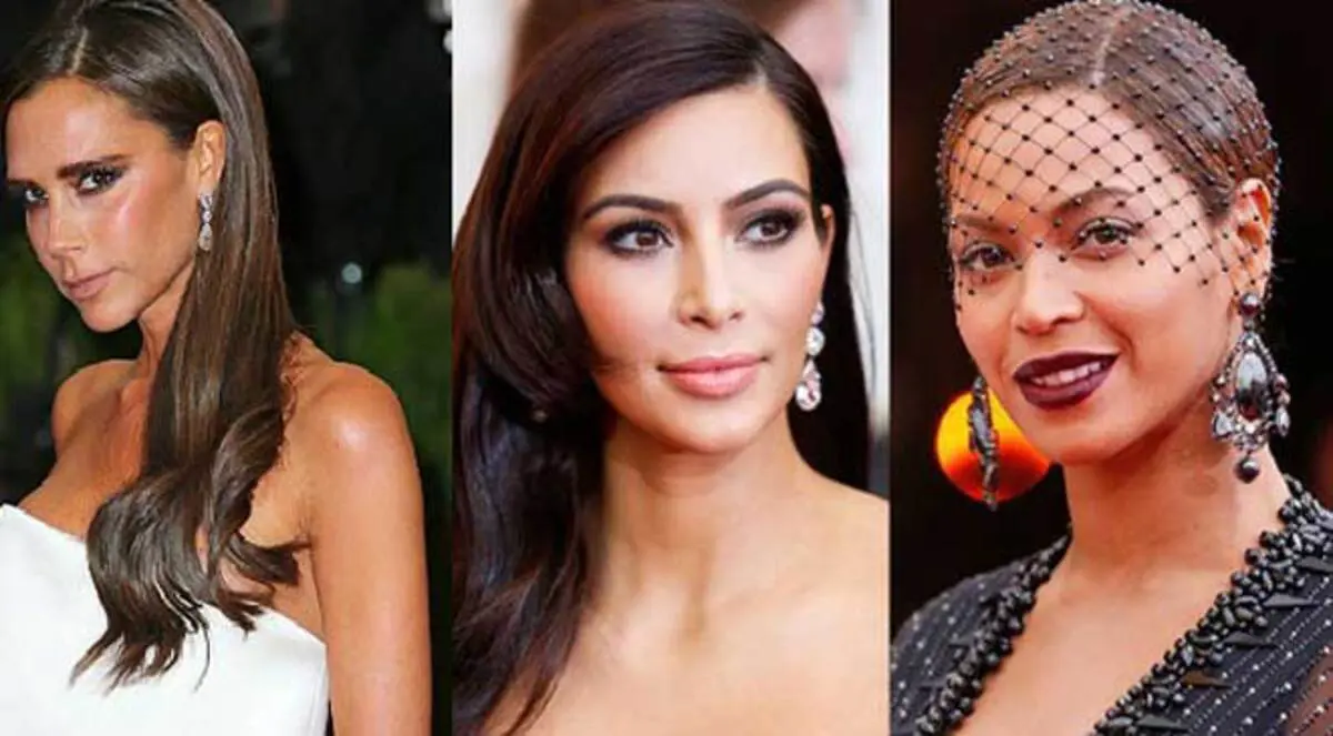 صور.. فيكتوريا بيكهام وبيونسيه وكاردشيان يشعلن "met gala"