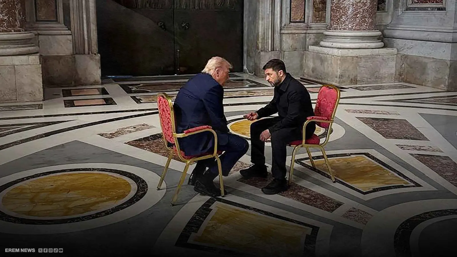 سر اللقاء الغامض بين ترامب وزيلينسكي