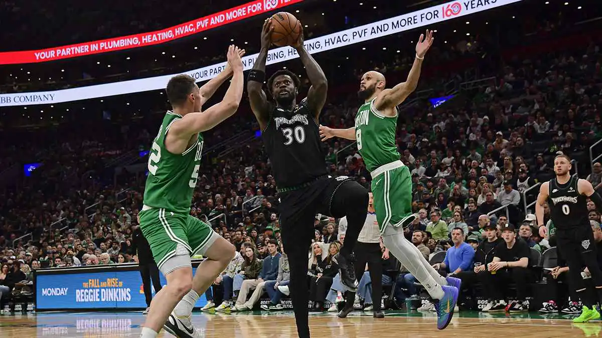 NBA.. تمبرولفز يُسقط سيلتيكس ليحقق فوزه الأول في بوسطن منذ 2005