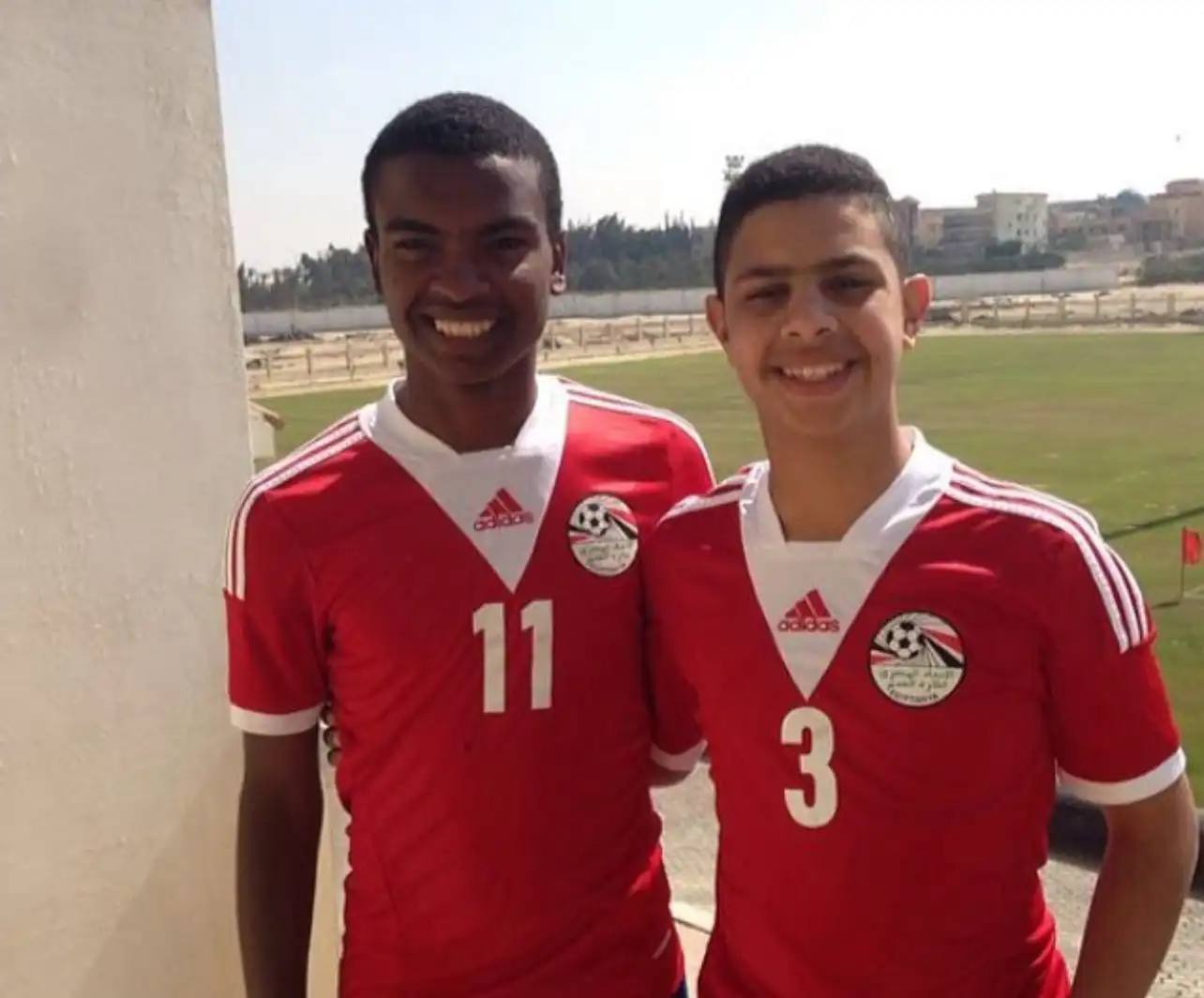 محمد شوبير بقميص منتخب مصر للناشئين