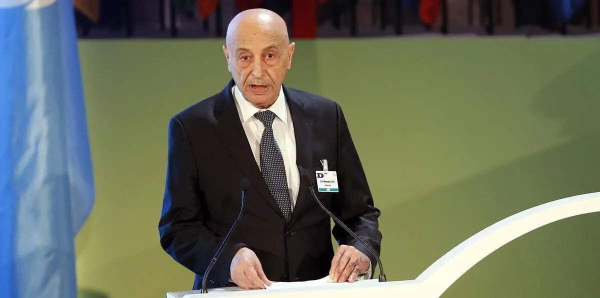 عقيلة صالح يدعو البرلمان الليبي للبت في الإعلان الدستوري