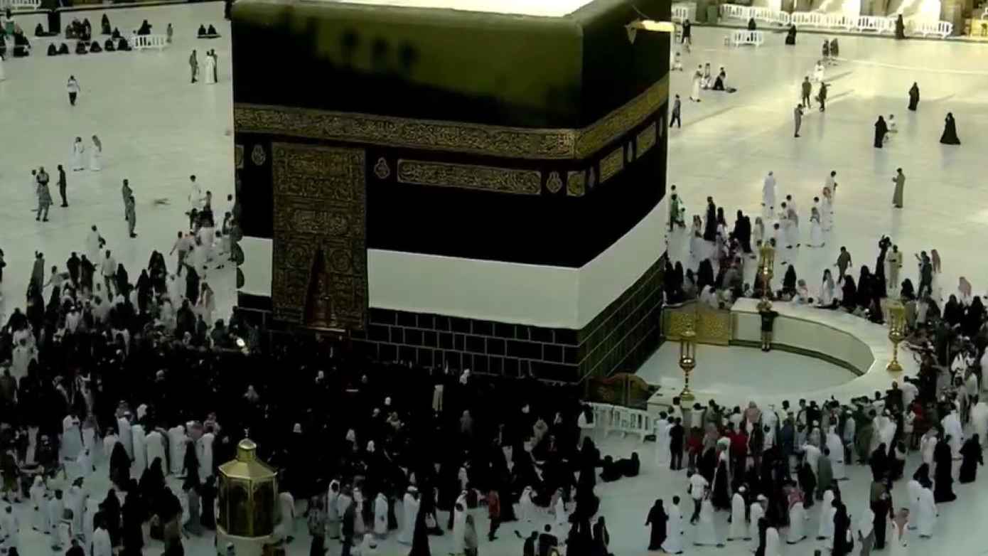 يوم الخُليف.. مشاهد فريدة لصحن الطواف حول الكعبة المشرفة (فيديو)