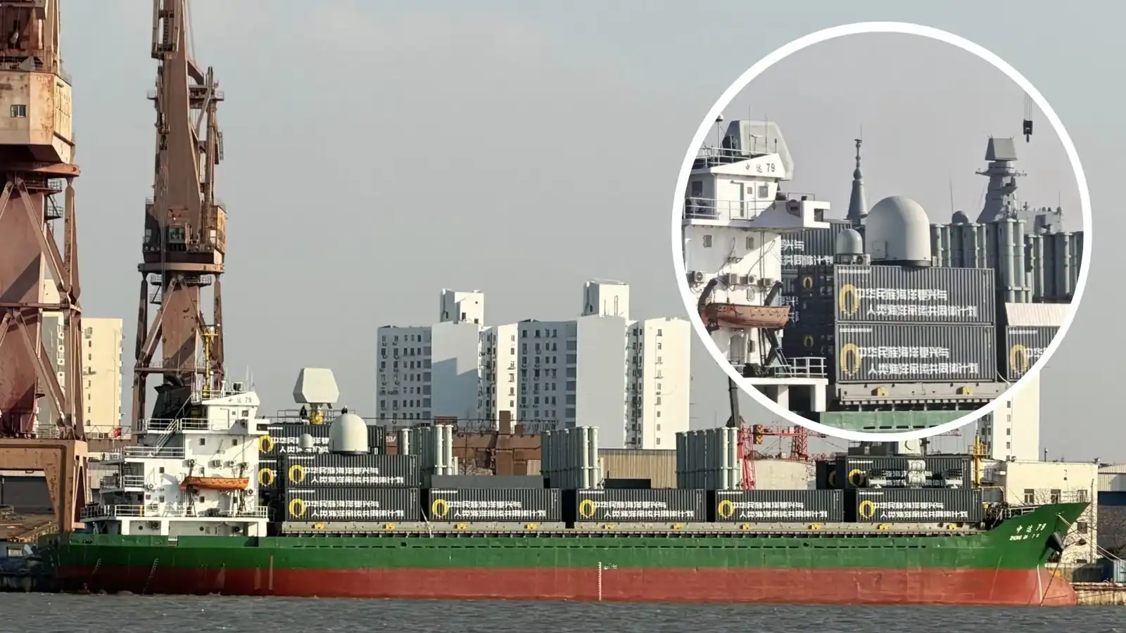 الصين تخبئ صواريخ على متن سفن تجارية