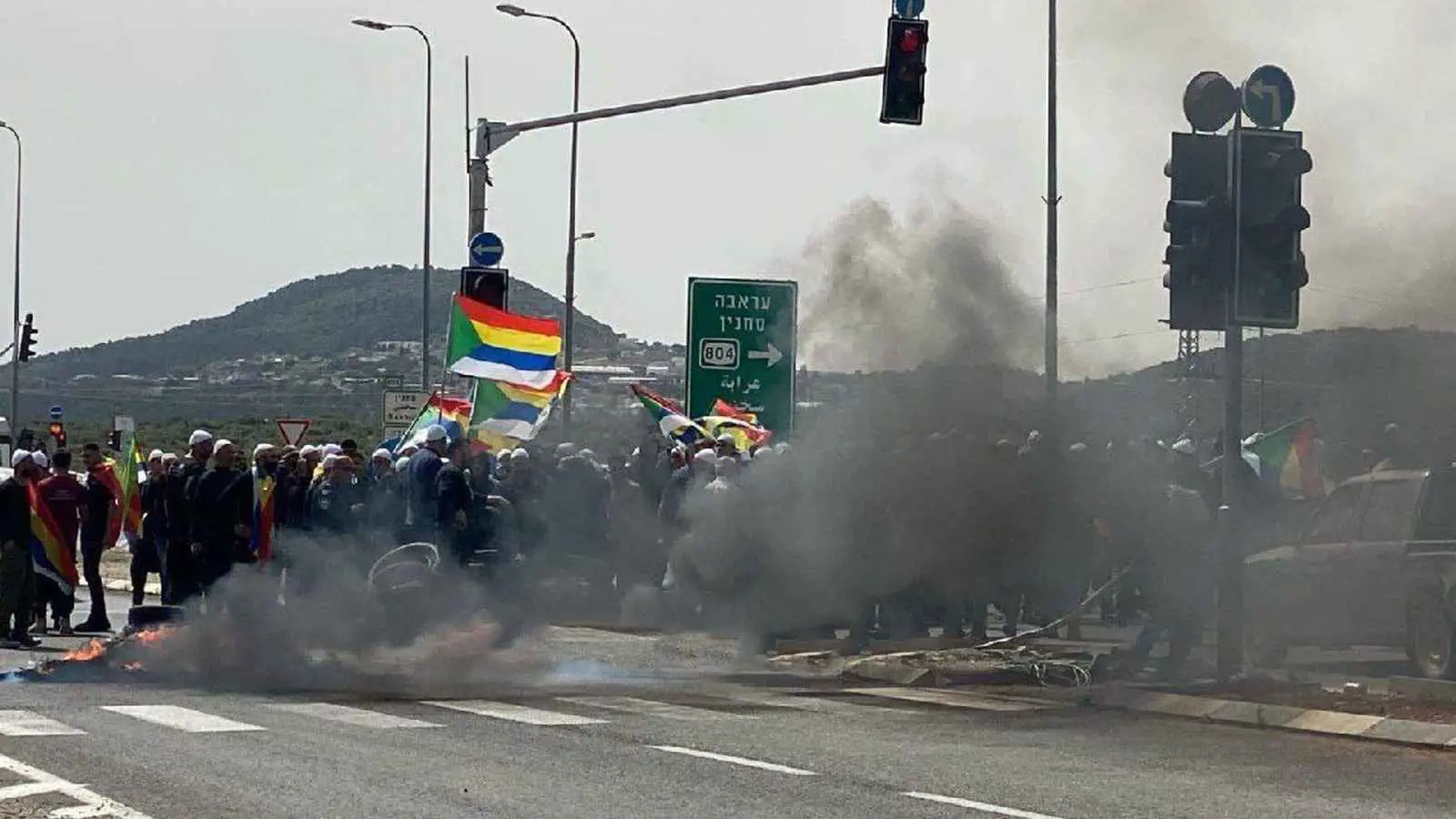 دروز إسرائيل يتظاهرون لحماية أبناء الطائفة في سوريا (فيديو)