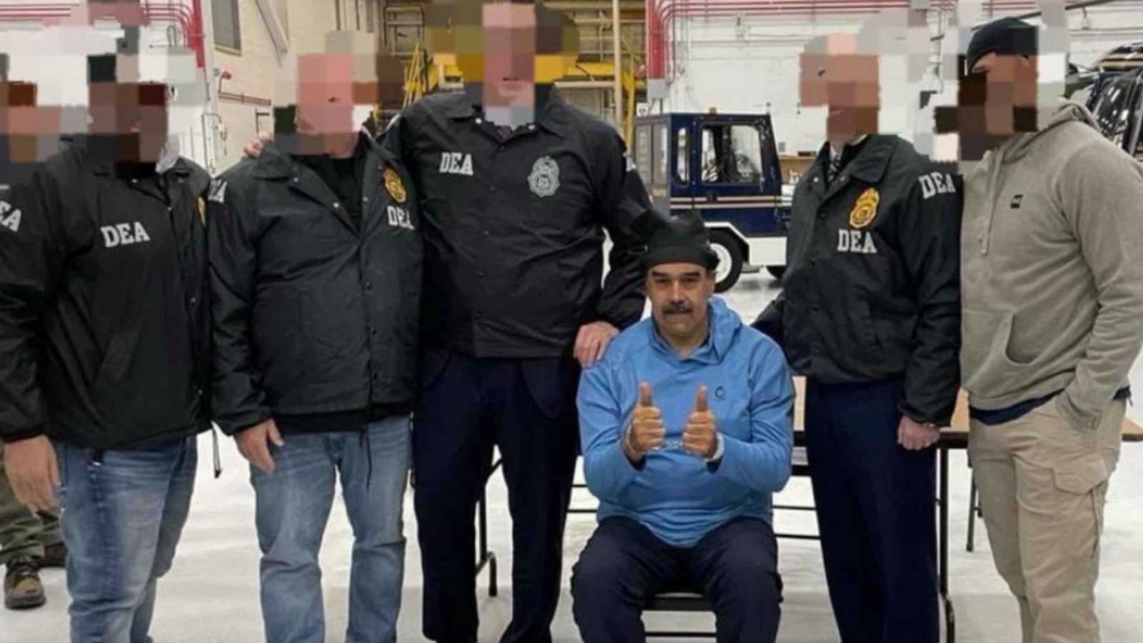 مادورو يثير الجدل بـ"سترة أمريكية" بعد اعتقاله في نيويورك