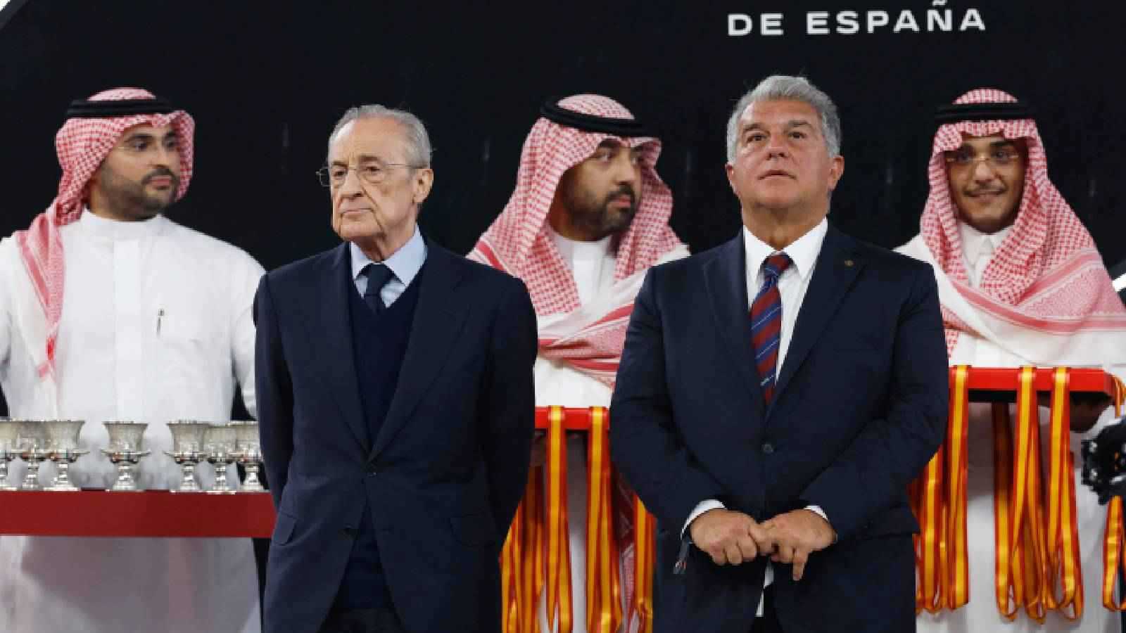 صورة أظهرت حالته.. رد فعل فلورنتينو بيريز بعد الخسارة من برشلونة  (شاهد)