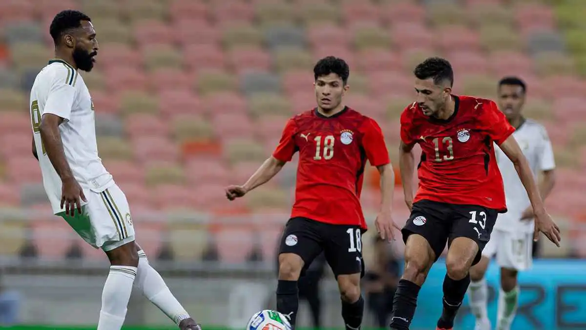 تغطية مباشرة لمباراة السعودية ومصر