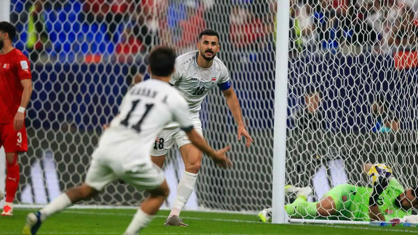 العراق يهزم البحرين ويتصدر المجموعة الرابعة لكأس العرب 2025