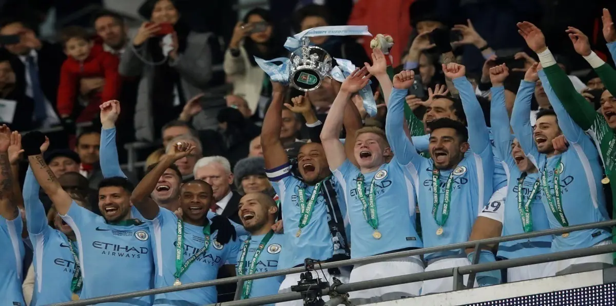 مانشستر سيتي يسحق آرسنال ويحرز لقب كأس رابطة المحترفين الإنجليزية