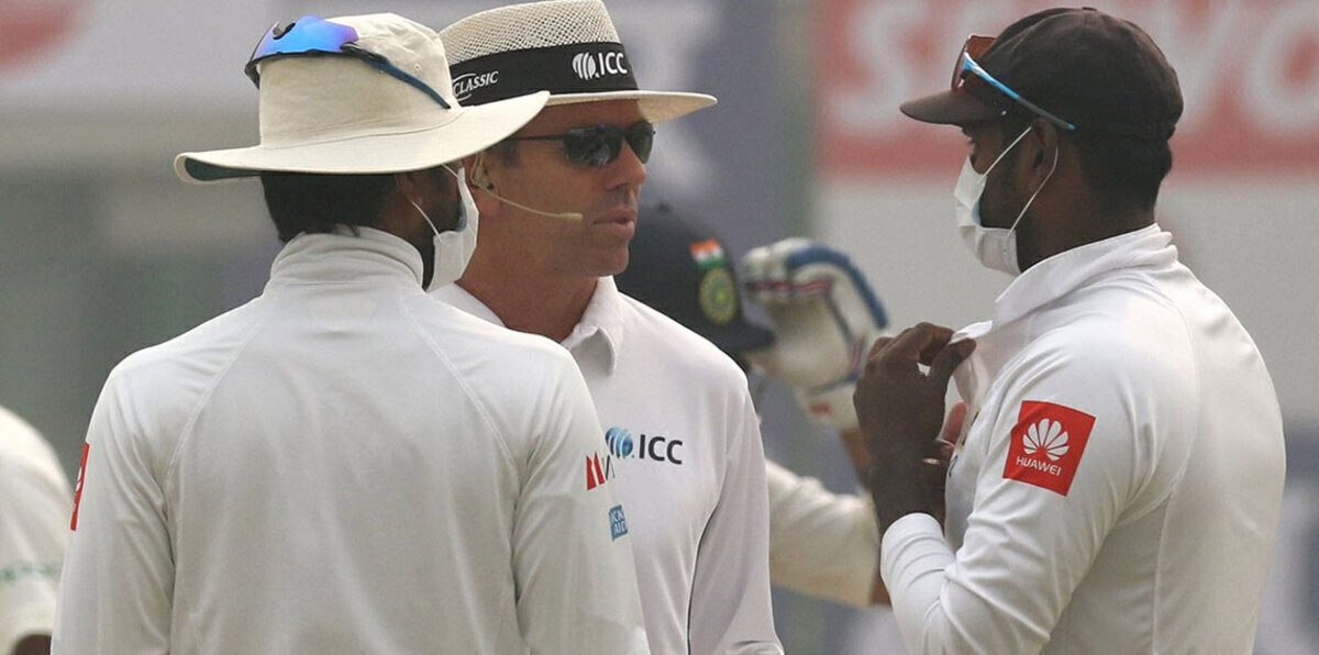 وقف مباراة كريكت بين الهند وسريلانكا بسبب تلوث هواء نيودلهي