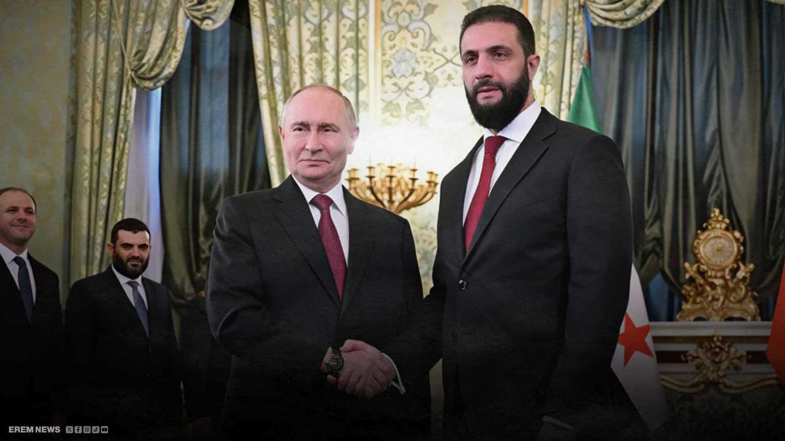 الشرع يمازح بوتين : "درج الكرملين طويل ويحتاح رياضة"