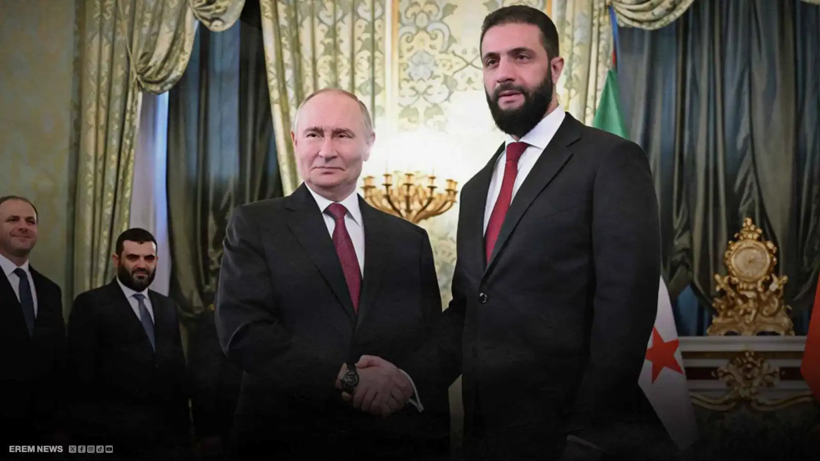 الشرع يمازح بوتين : "درج الكرملين طويل ويحتاح رياضة"