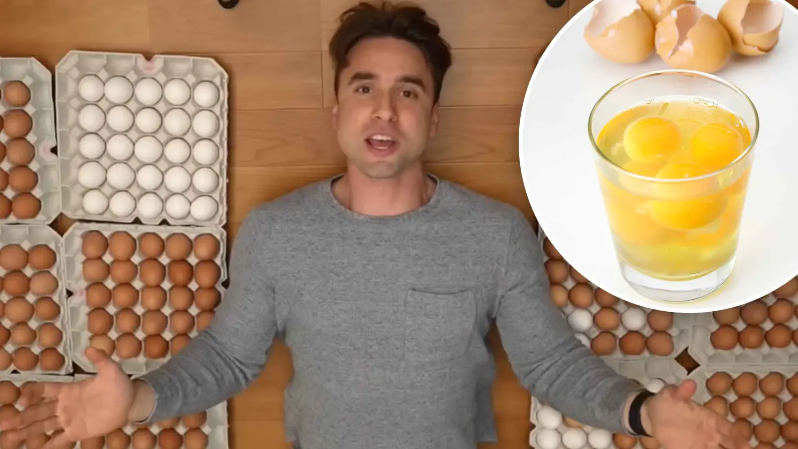 "يوتيوبر" يتناول 900 بيضة خلال شهر.. وهذا ما حدث له (فيديو)