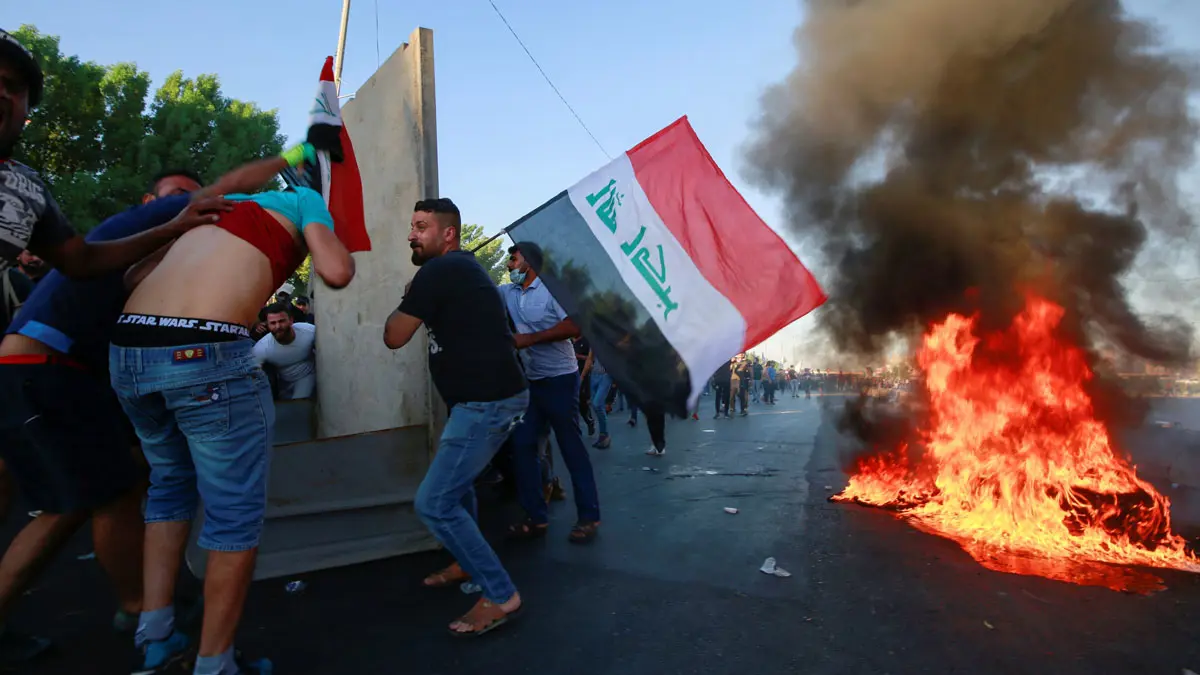 مقتل متظاهر في بغداد وإصابة العشرات بمناطق مختلفة من العراق