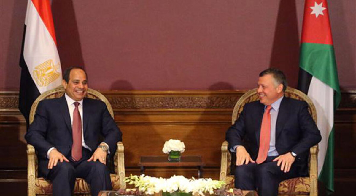 السيسي يلتقي عاهل الأردن