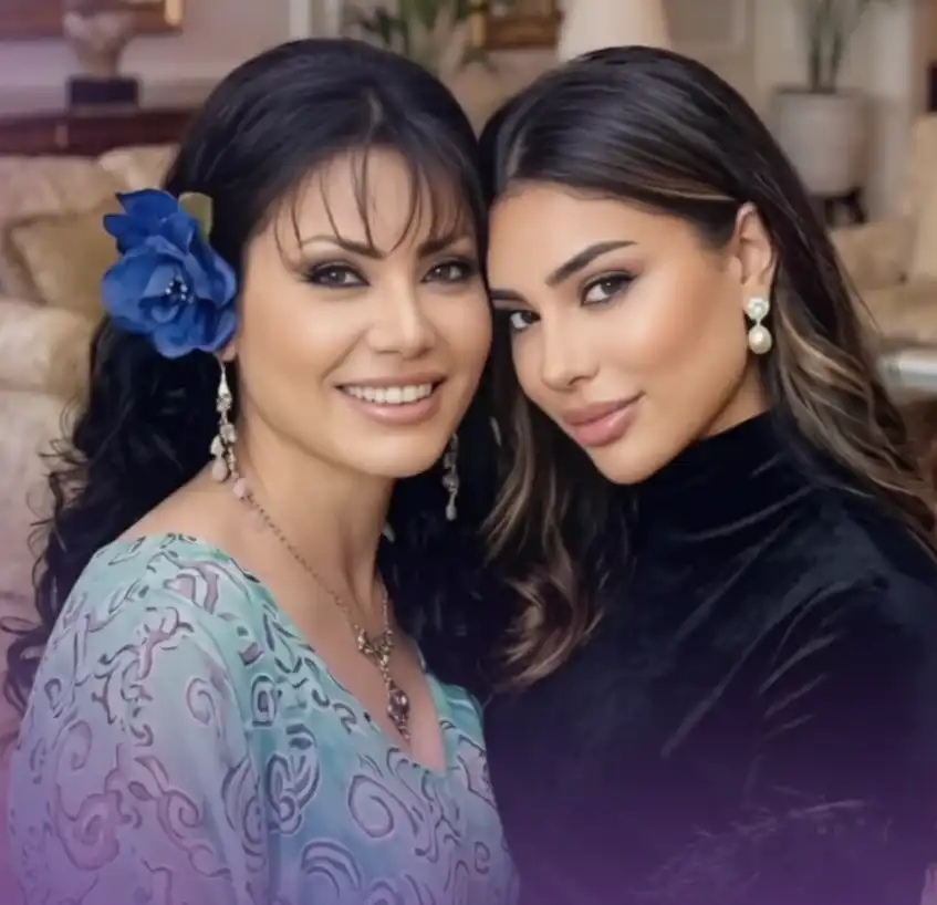 الصورة المنسورة لنورمان أسعد وابنتها