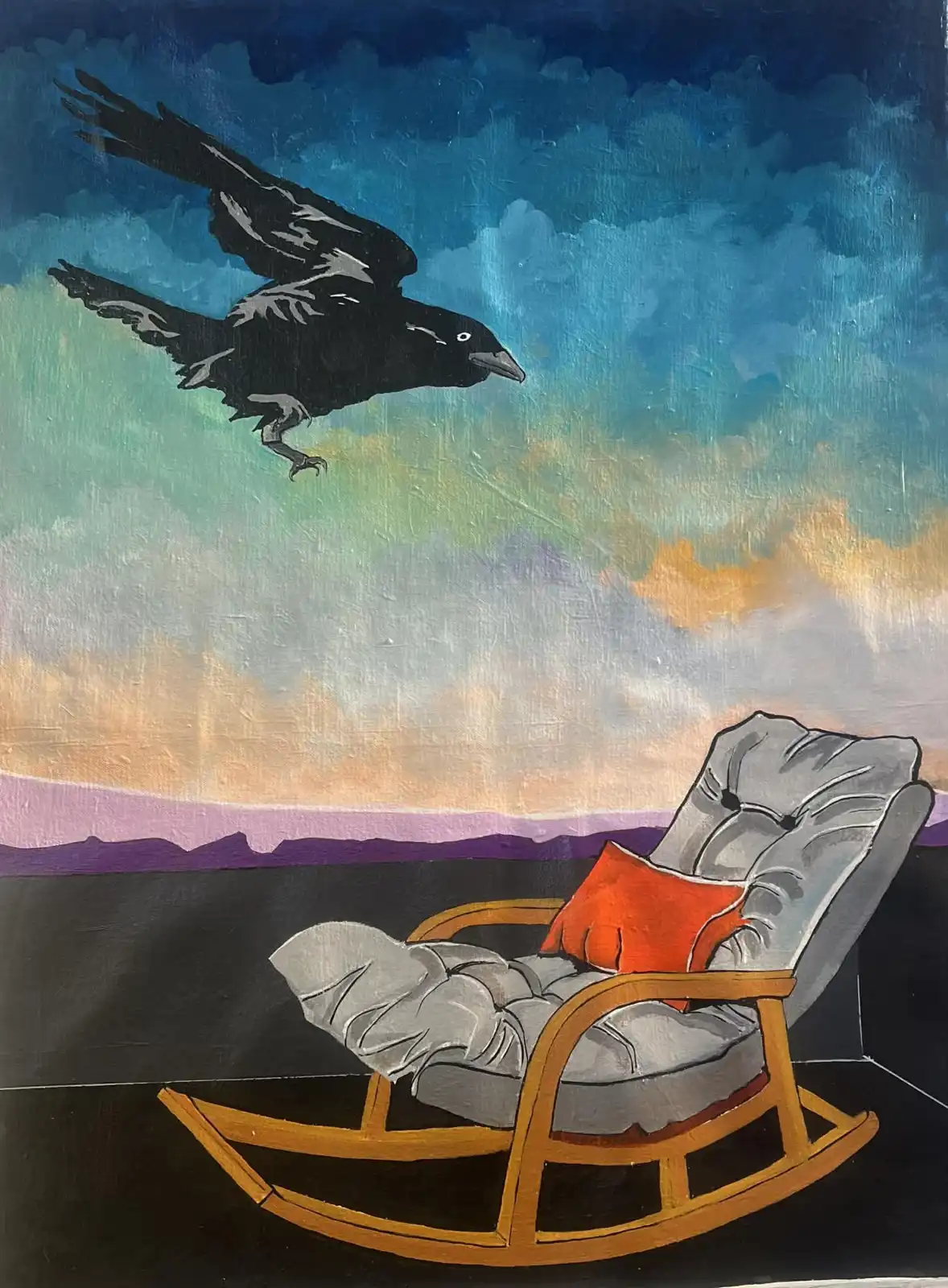 لوحة من معرض "غواية"