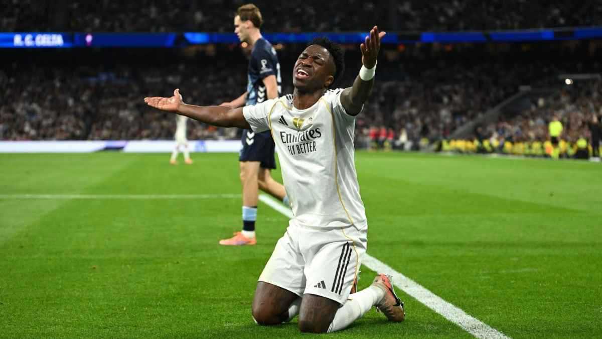 سخرية واسعة من فينيسيوس بعد محاولة فاشلة لتقليد كريستيانو رونالدو (فيديو)