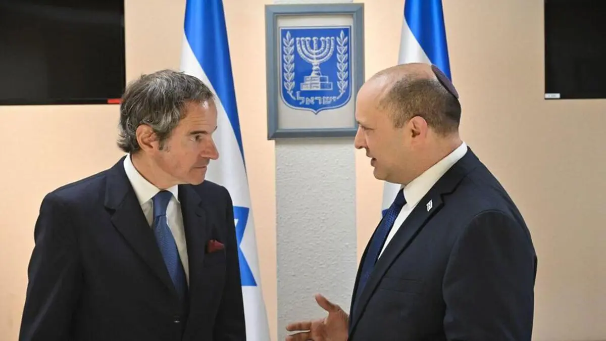 بينيت لغروسي: نفضل الدبلوماسية مع إيران ونحتفظ بحق الدفاع عن النفس