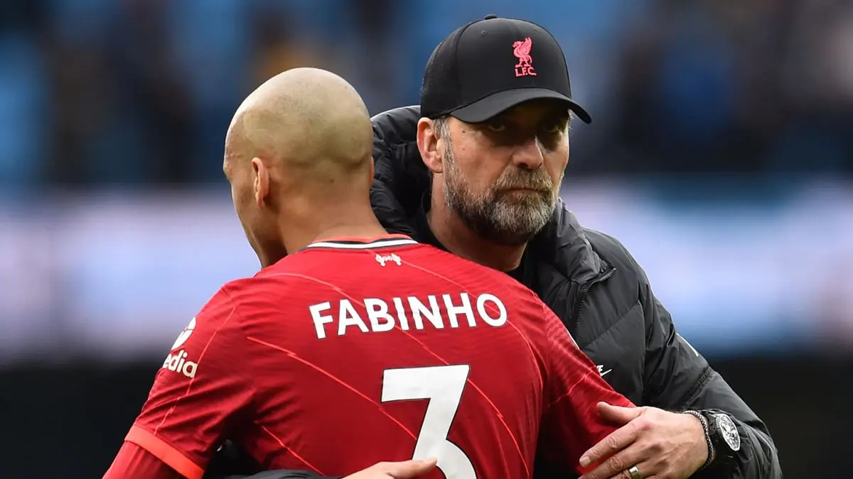 كلوب يعلن غياب فابينيو عن مباراة ليفربول وتشيلسي في نهائي كأس الاتحاد الإنجليزي