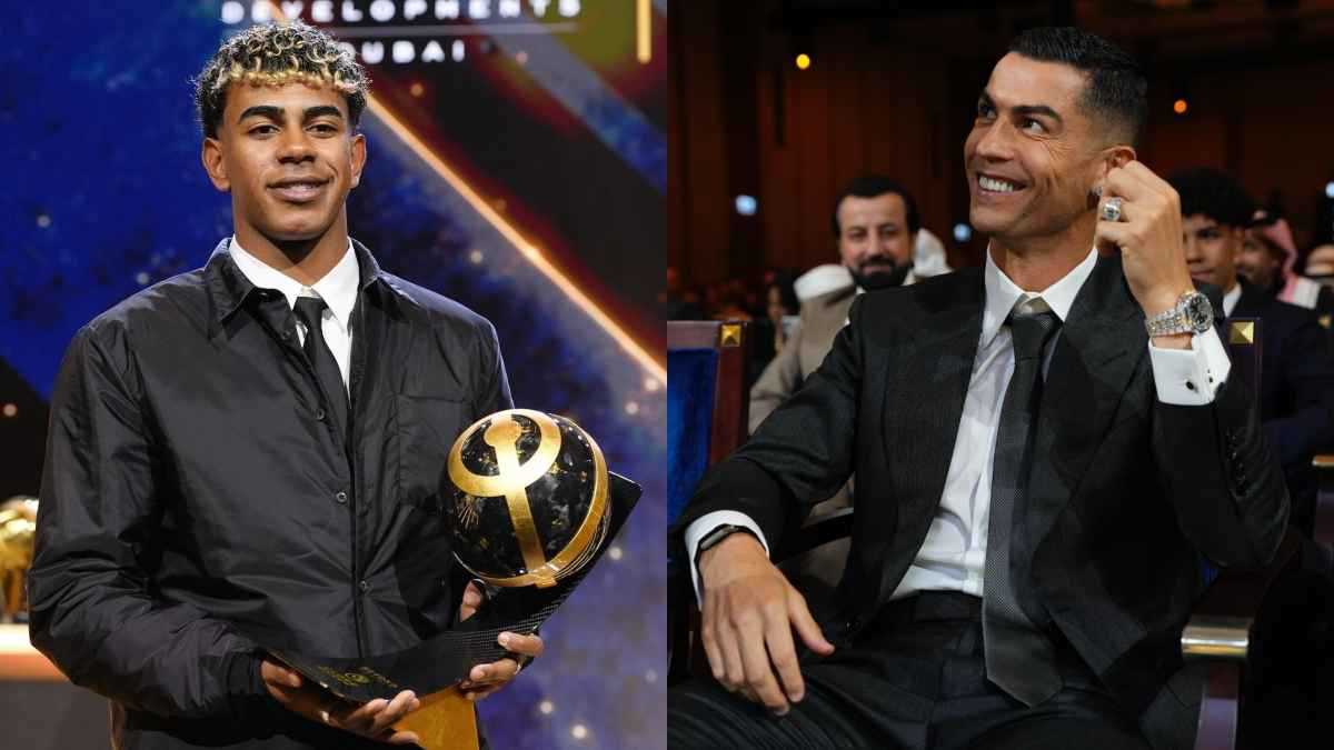 رد فعل كريستيانو رونالدو تجاه حديث لامين يامال يثير جدلاً (فيديو)