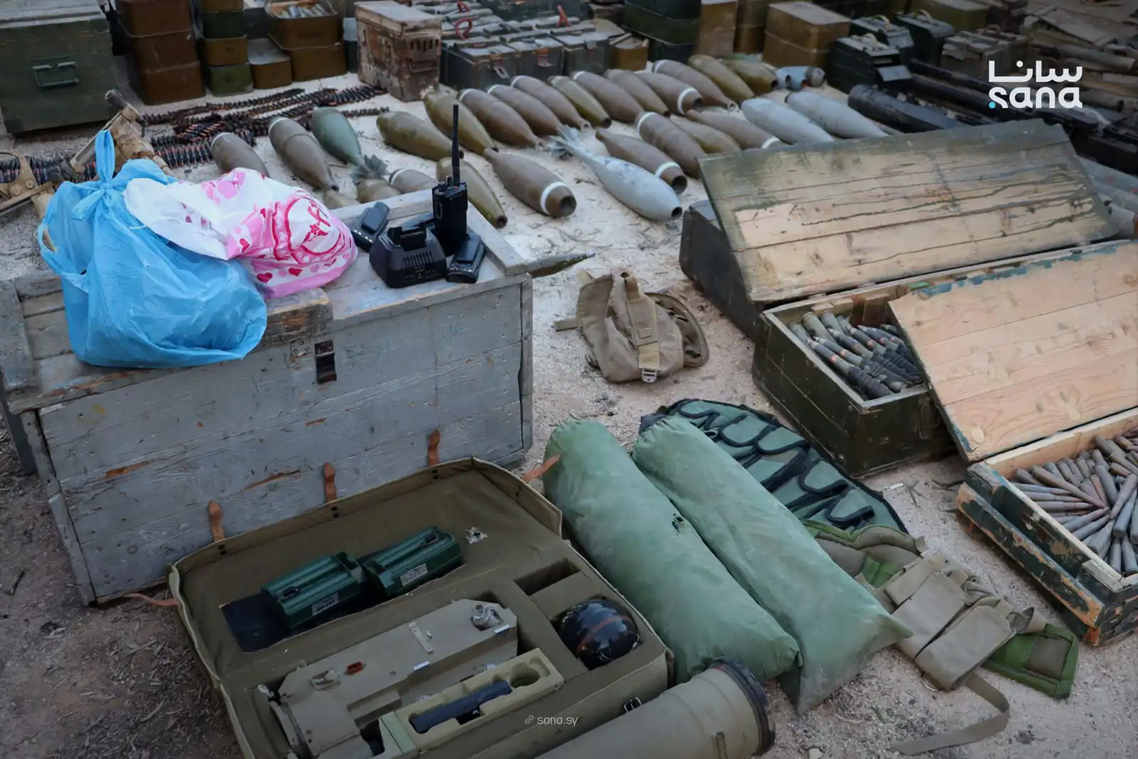 جزء من المضبوطات