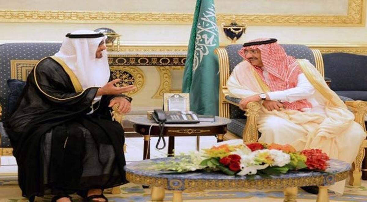 ولي عهد أبو ظبي يبحث مع ولي ولي عهد السعودية سير عاصفة الحزم