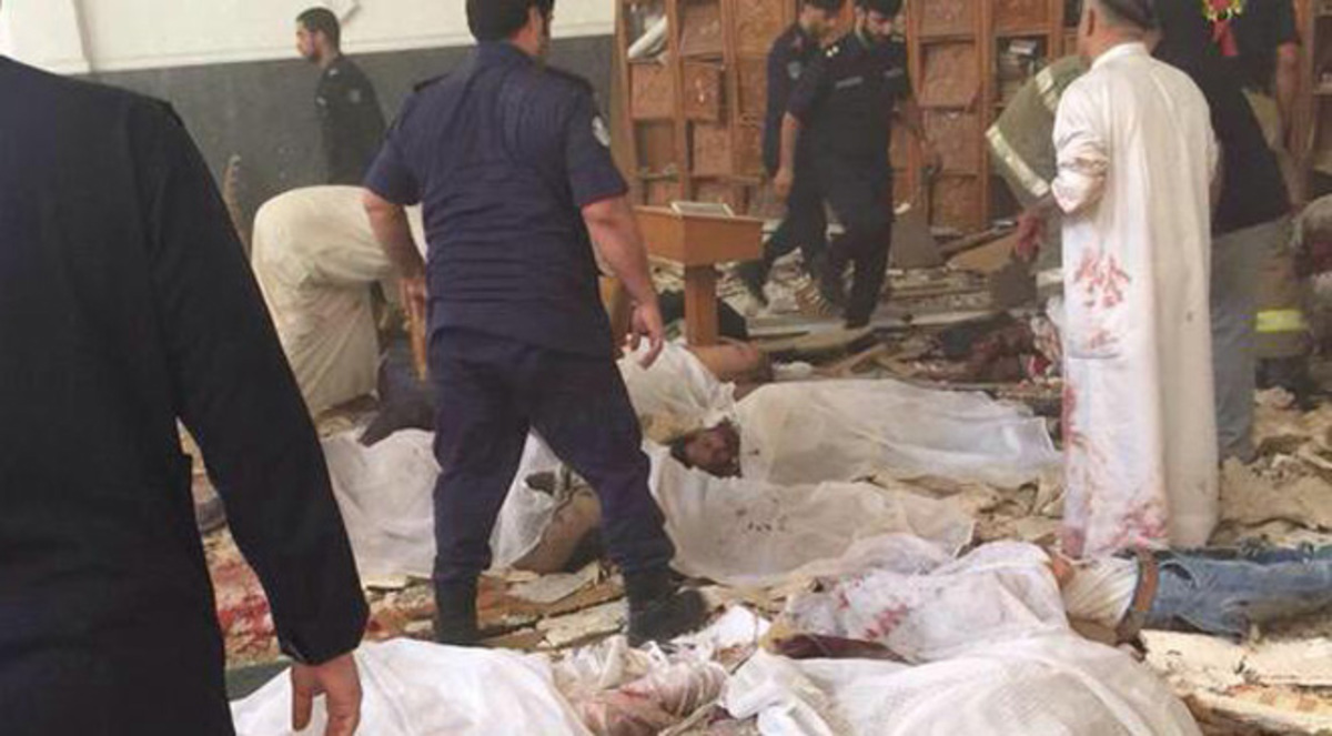 عشرات الضحايا بتفجير مسجد الإمام الصادق بالكويت (صور وفيديو)