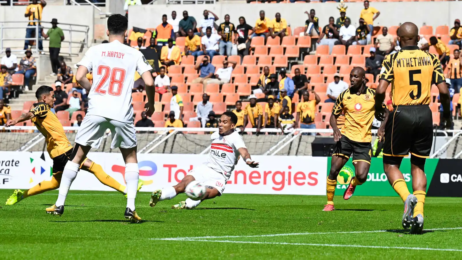 ملخص ونتيجة مباراة الزمالك وكايزر تشيفز في الكونفدرالية الإفريقية