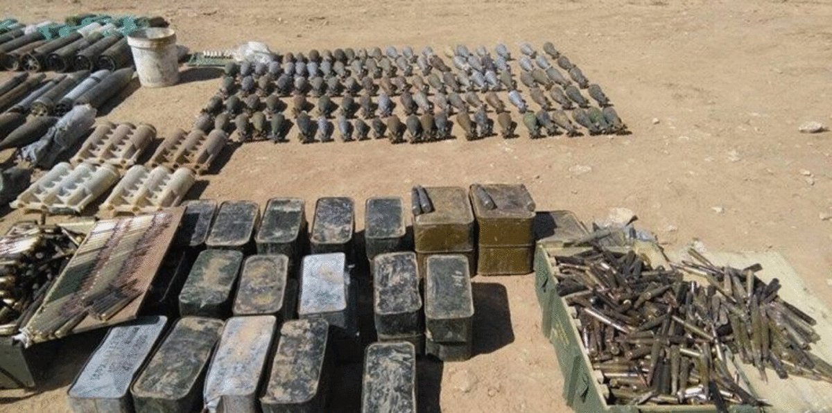 انفجار مخزن عتاد لميليشيات الحشد الشعبي العراقية في صلاح الدين