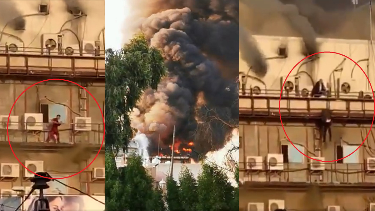 وفاة مقتدى حسن الكعبي ابن نائب رئيس البرلمان العراقي بحريق فندق بلوم (صور وفيديو)