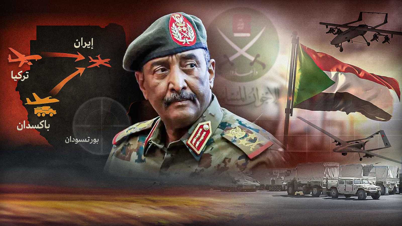 صفقات من تركيا إلى باكستان.. الإخوان والبرهان يؤججان حرب السودان (وثائقي إرم)