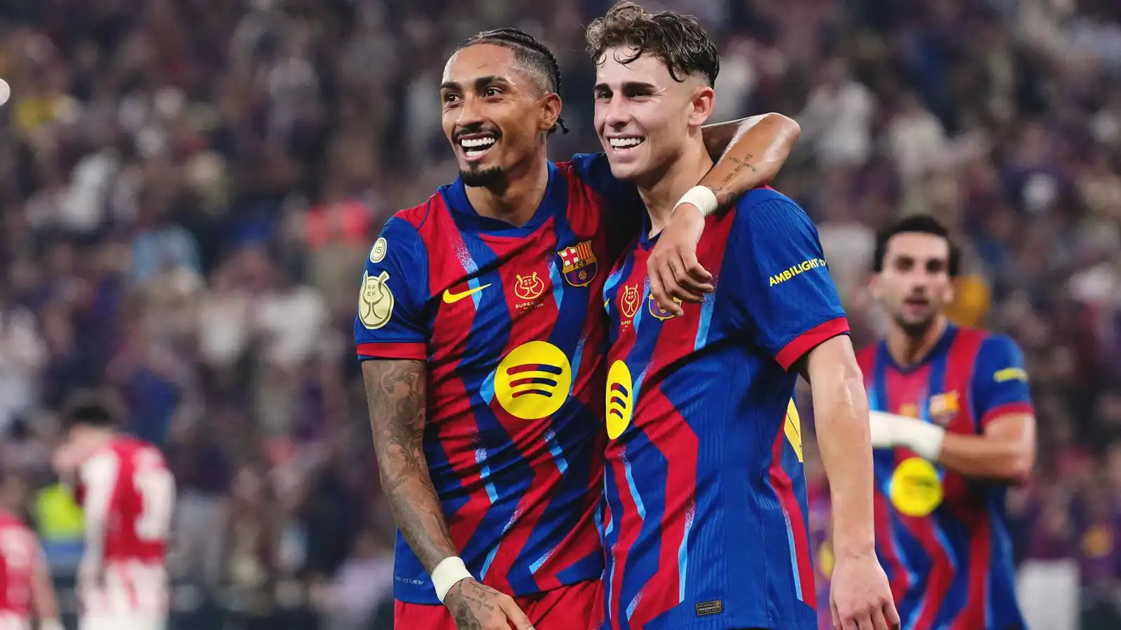 برشلونة يكتسح بلباو بخماسية ويبلغ نهائي كأس السوبر الإسباني (فيديو)