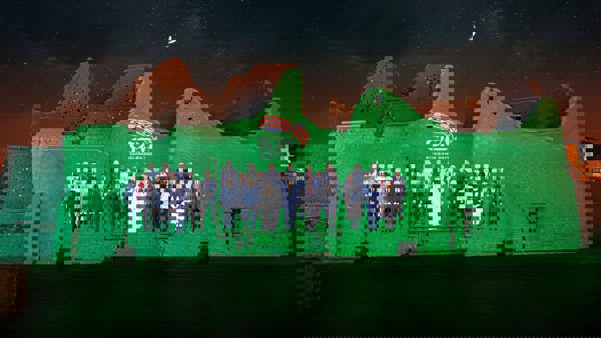 مسودة البيان الختامي لقمة مجموعة العشرين  في الرياض