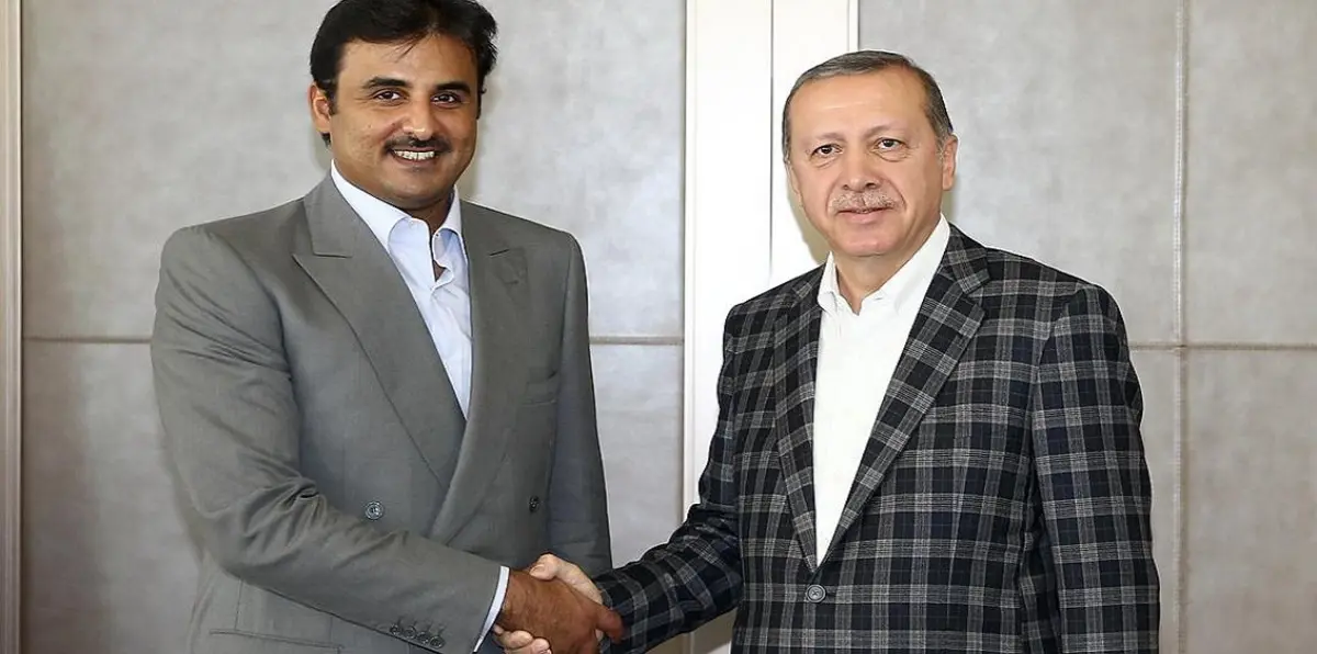 "القصر الطائر" .. هدية تميم لأردوغان تثير الجدل في تركيا (فيديو وصور)