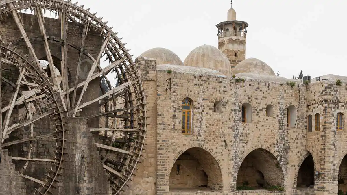 بعد عودة الحياة لنهر العاصي.. نواعير حماة تستعيد صوتها التاريخي (فيديو)