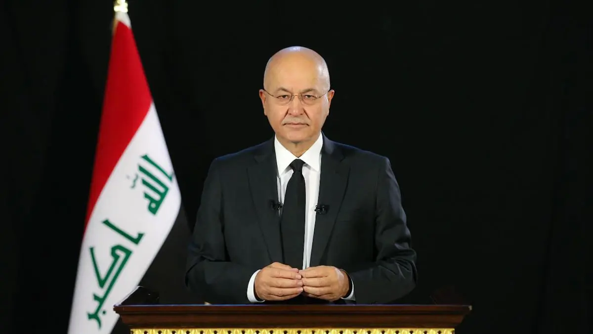 الرئيس العراقي: إجراء انتخابات مبكرة "يمثل مخرجًا للأزمة"