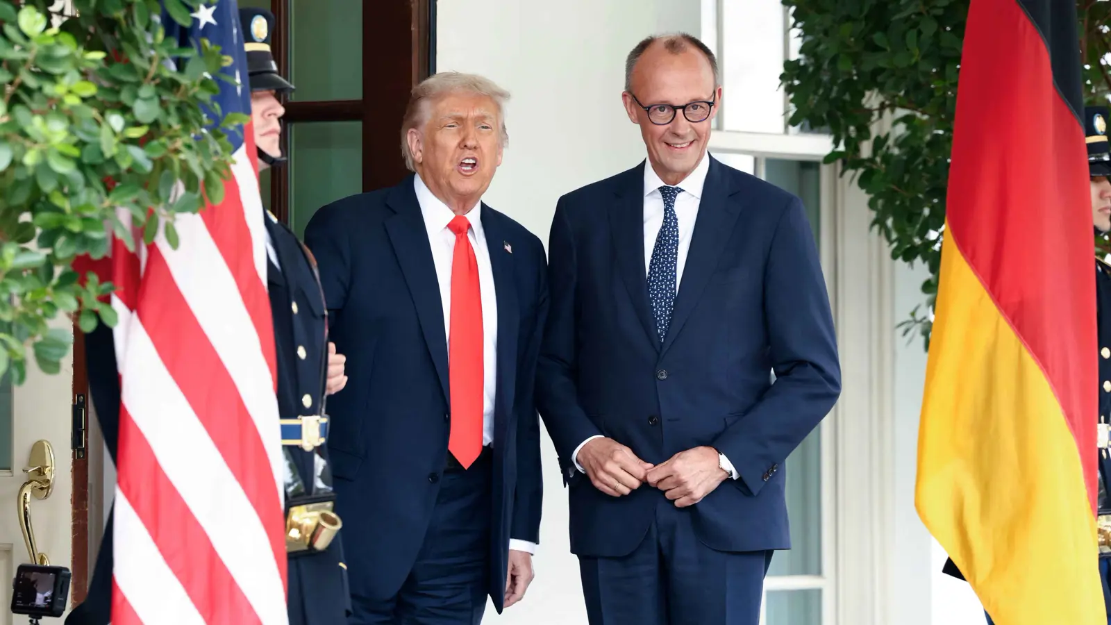 فريدريش ميرتس الرئيس الأمريكي دونالد ترامب 