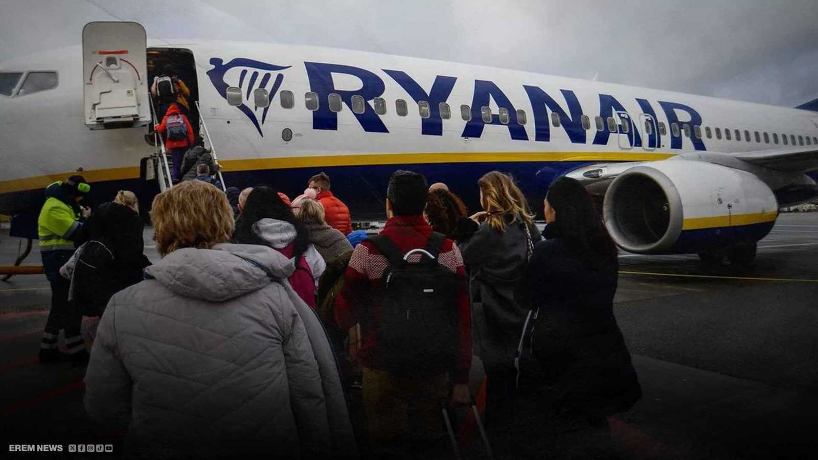 رعب في السماء.. رجلان يأكلان جوازي سفرهما (فيديو إرم)