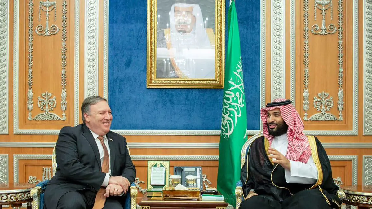 محمد بن سلمان وبومبيو يبحثان تعزيز الأمن البحري في الخليج