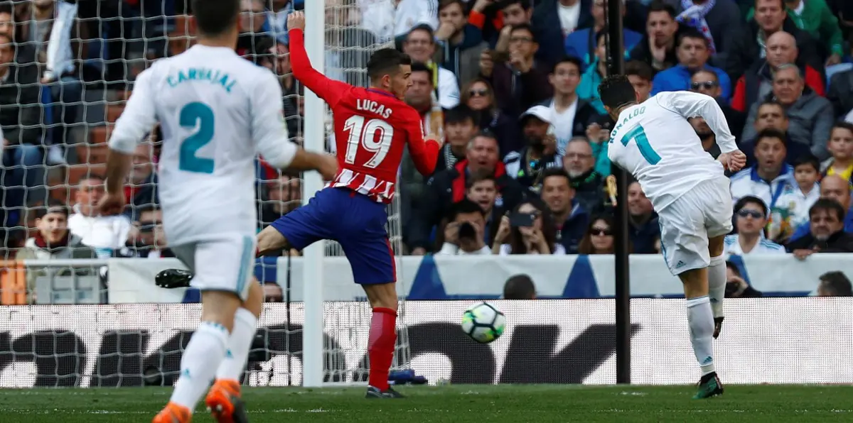 أهداف مباراة ريال مدريد وأتلتيكو مدريد.. هدف رائع لرونالدو وغريزمان يتعادل (فيديو)