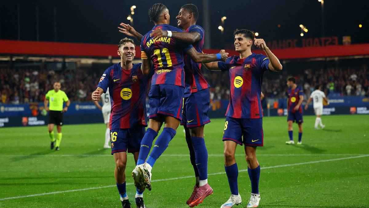 في غياب لامين يامال.. برشلونة يفترس فالنسيا بفوز ساحق (فيديو)