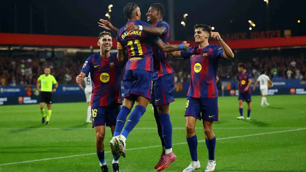 في غياب لامين يامال.. برشلونة يفترس فالنسيا بفوز ساحق (فيديو)