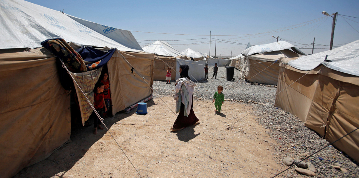 العراق يحتجز 1400 زوجة أجنبية وطفل لمقاتلي داعش