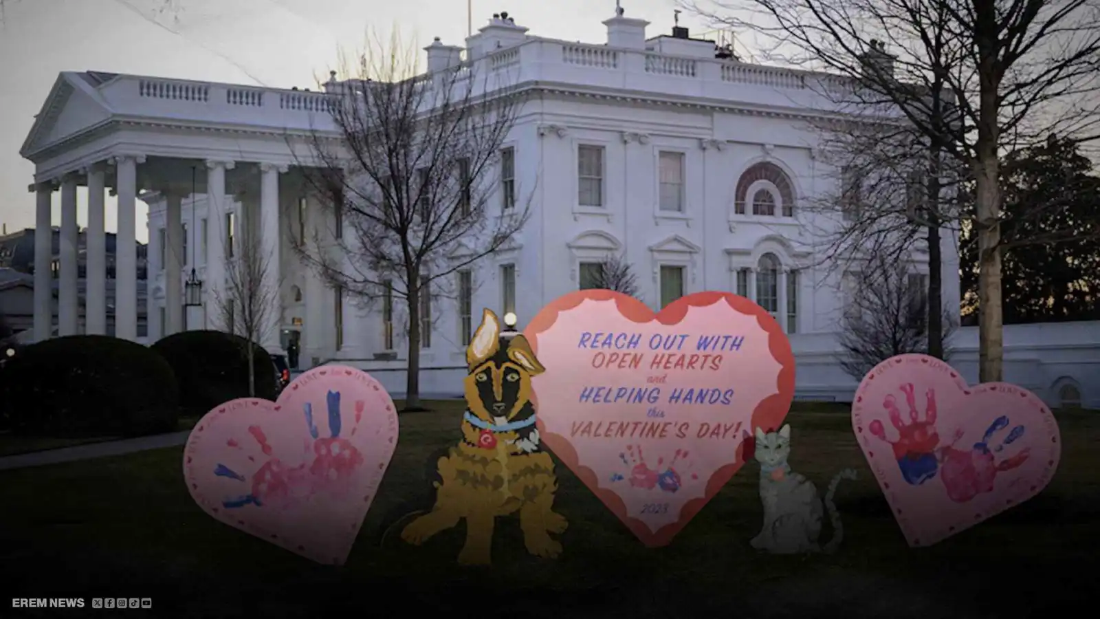 كيف احتفل البيت الأبيض بالفالنتاين؟
