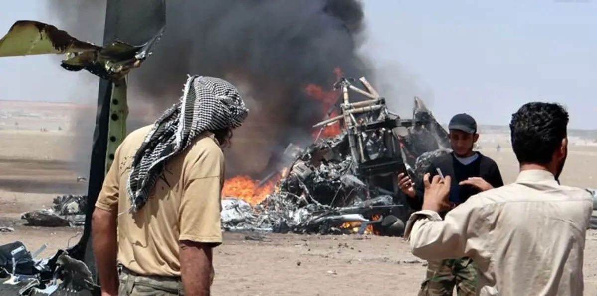 تحطم طائرة عسكرية تابعة للنظام السوري بريف حلب